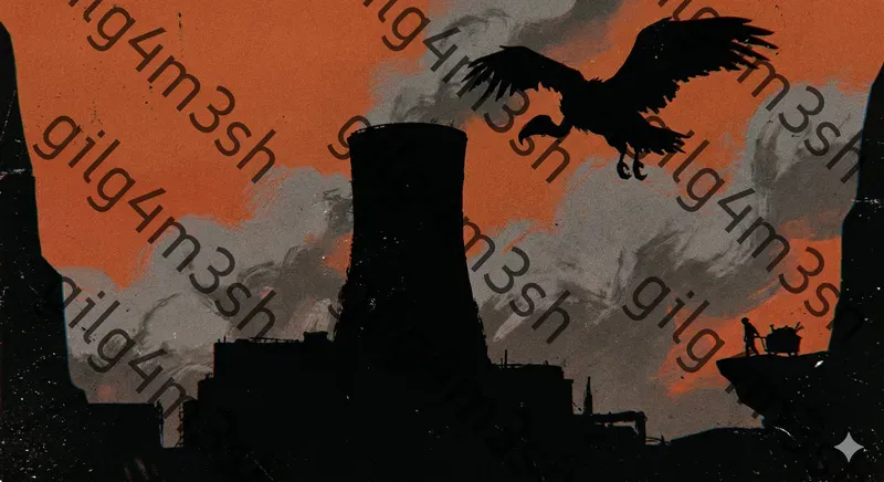 Retro Silhouetted Anime Backgrounds