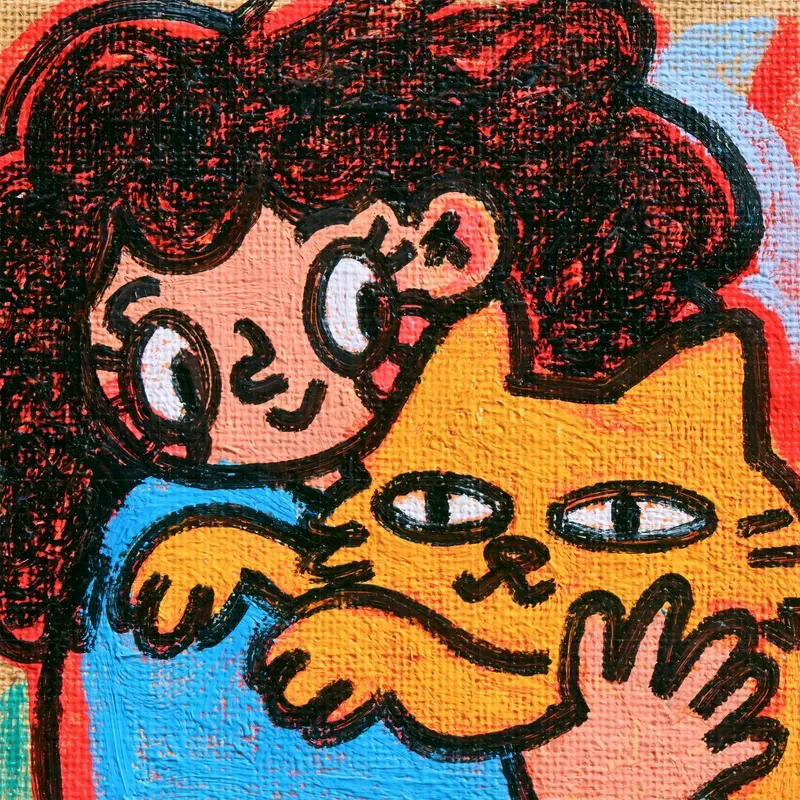 Bold Handpainted Cartoon Characters