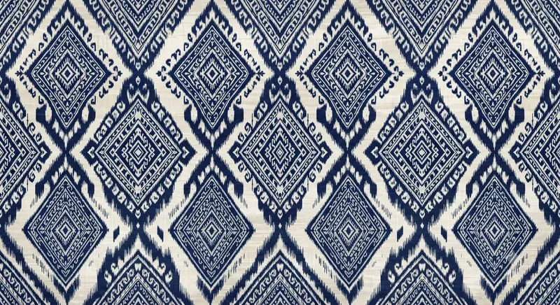 Thai Mudmee Silk Seamless Patterns