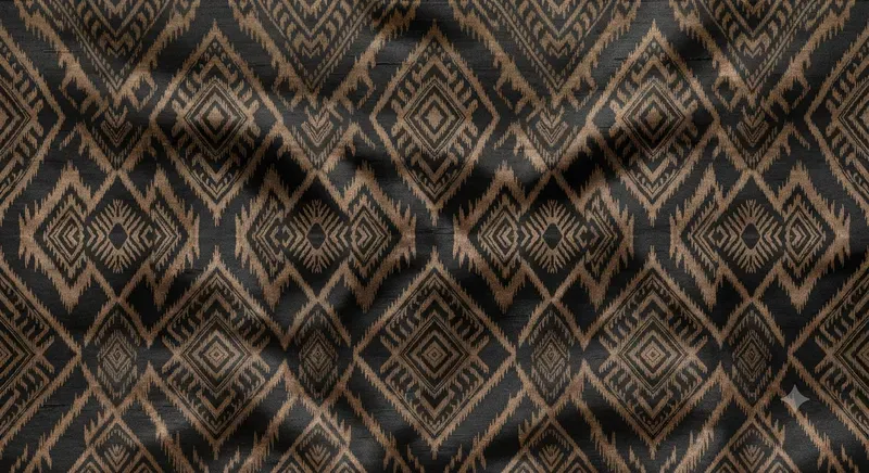 Thai Mudmee Silk Seamless Patterns