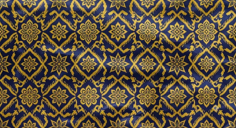 Thai Mudmee Silk Seamless Patterns