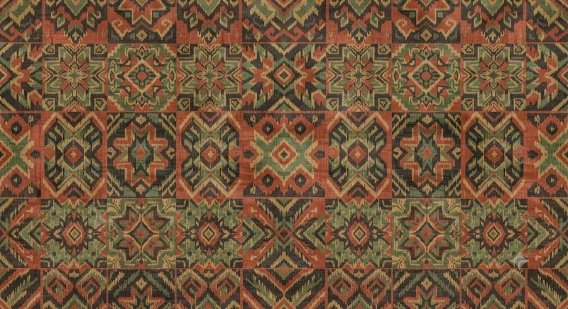 Thai Mudmee Silk Seamless Patterns