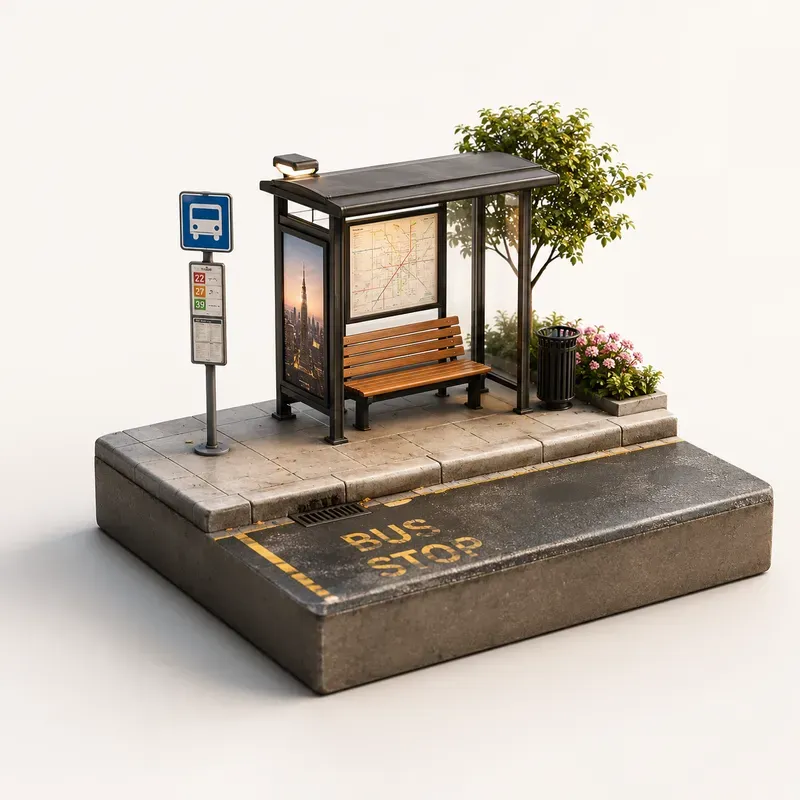 Floating Miniature Block Worlds