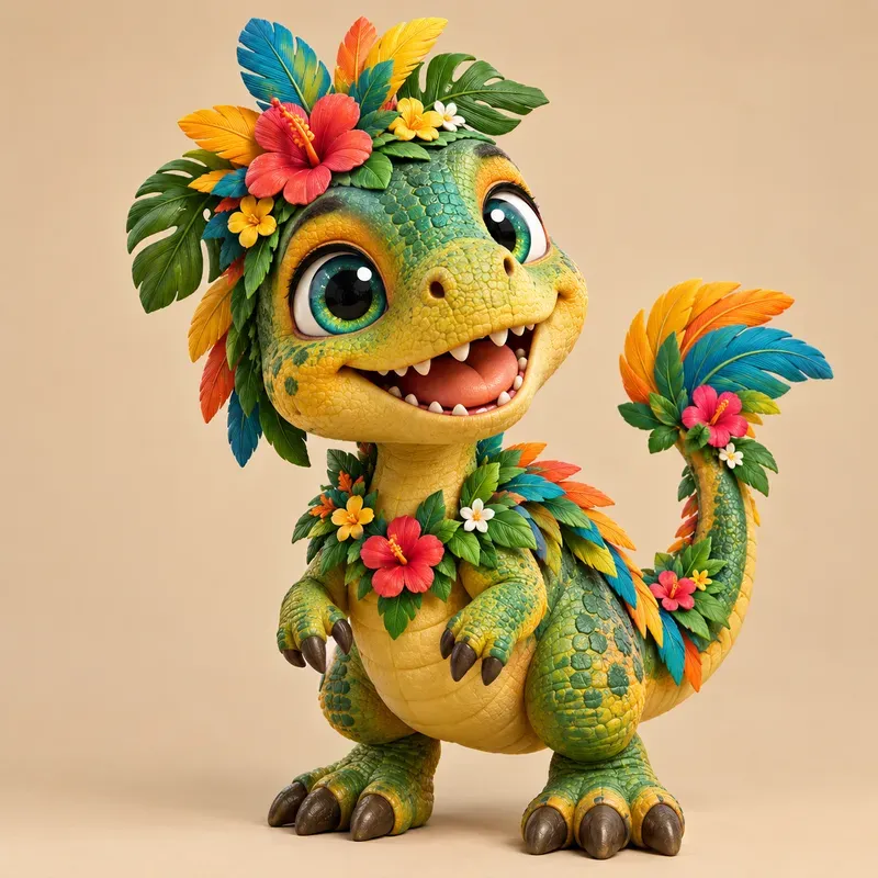 Cute 3D Dinosaur Toys