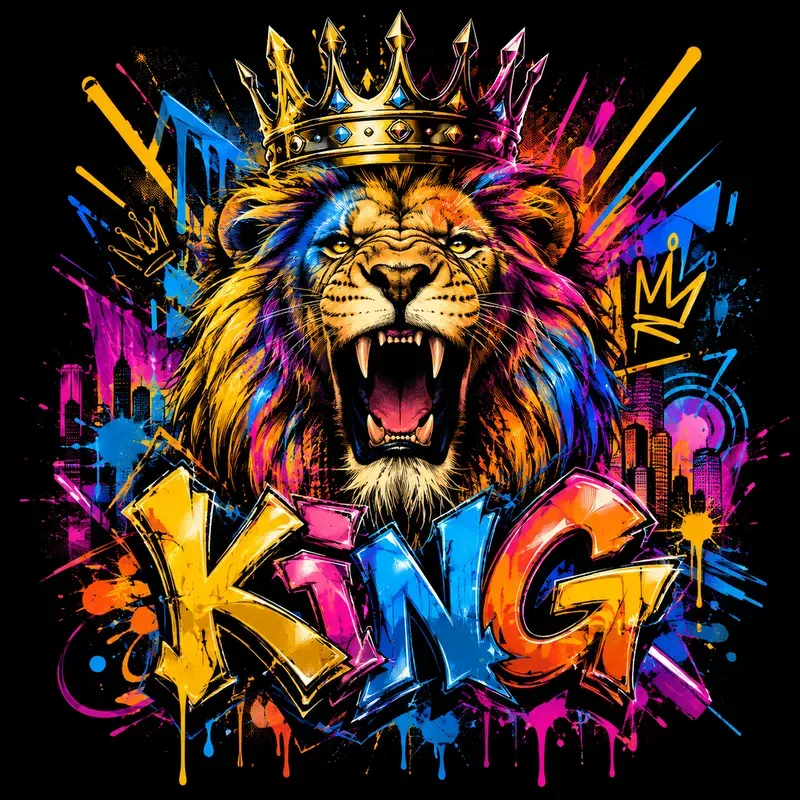 Vibrant Graffiti Pop Art Designs