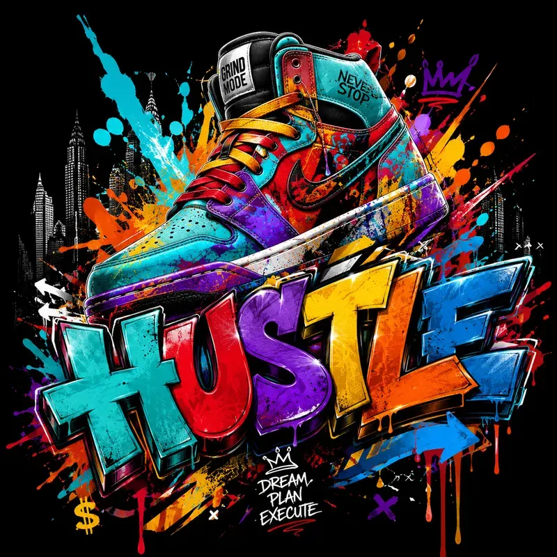 Vibrant Graffiti Pop Art Designs