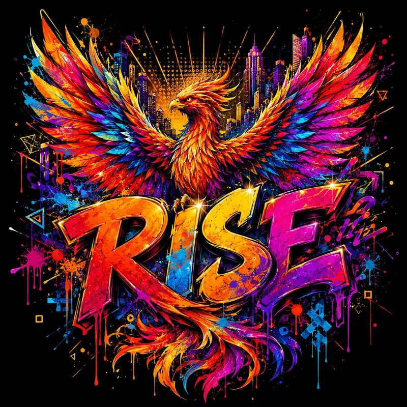 Vibrant Graffiti Pop Art Designs