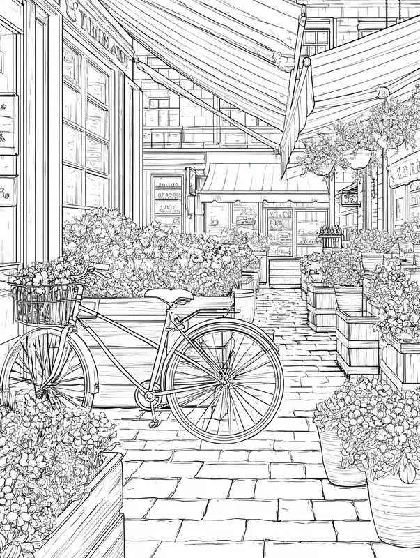 Adult Coloring Book Page Generator