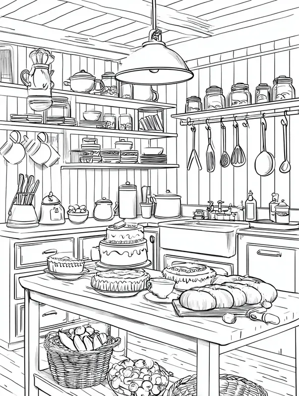 Adult Coloring Book Page Generator