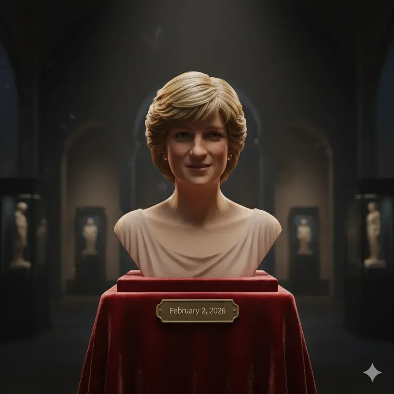 Famous Figures As Museum Sculptures