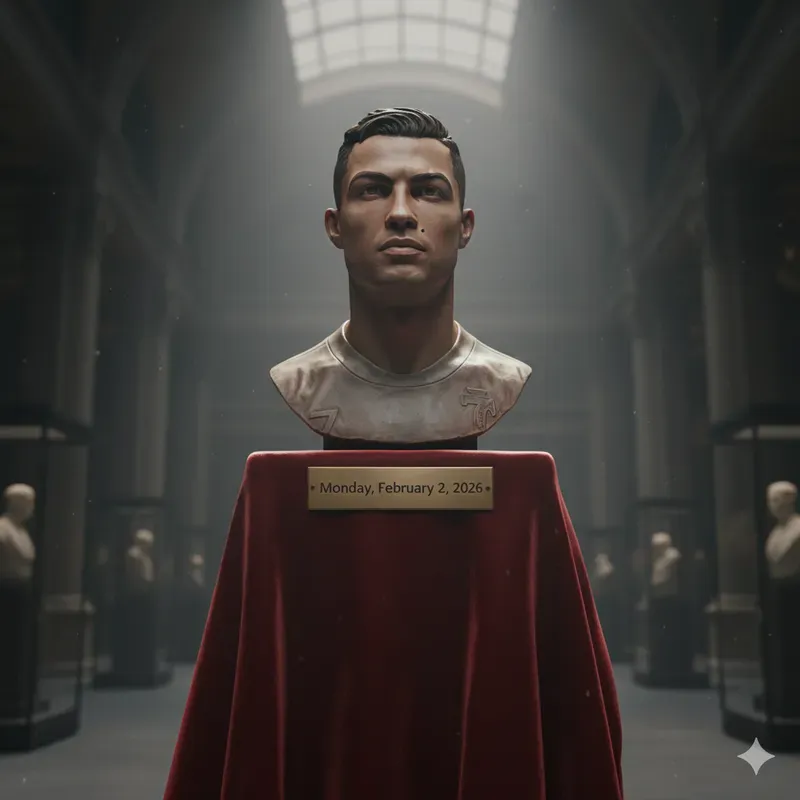 Famous Figures As Museum Sculptures