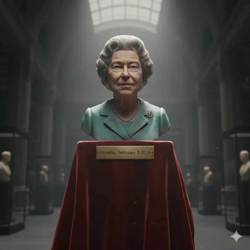 Famous Figures As Museum Sculptures