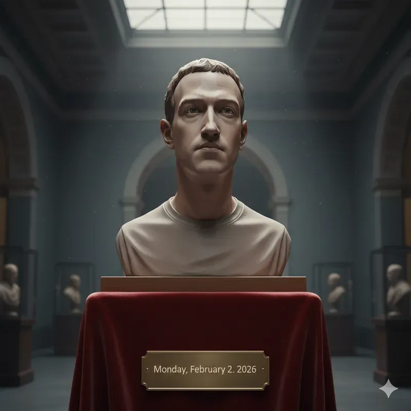 Famous Figures As Museum Sculptures