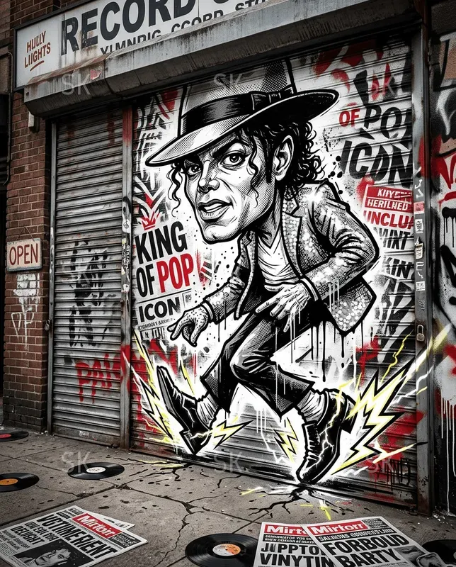 Cinematic Satirical Street Caricatures