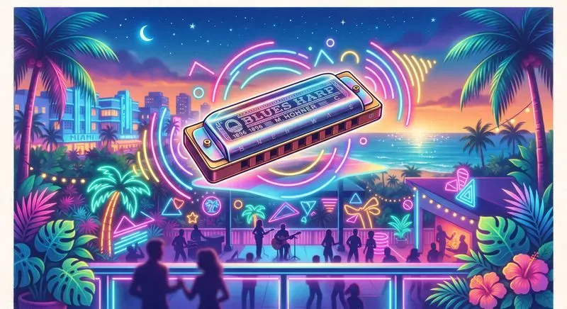 80s Tropical Airbrush Art