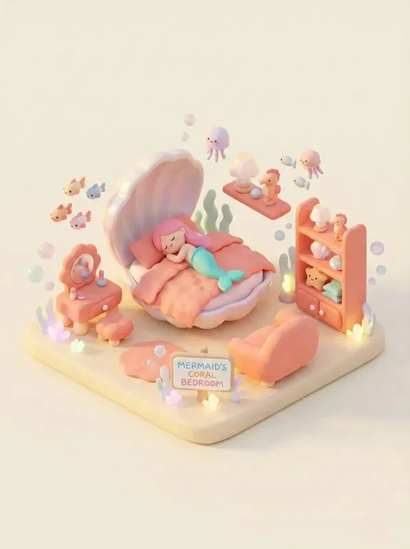 Kawaii Pastel 3D Isometric World Generator