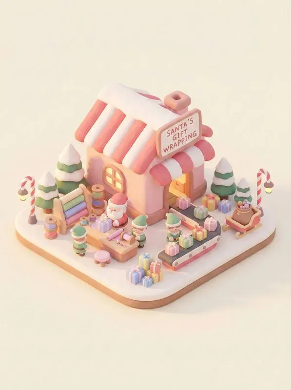 Kawaii Pastel 3D Isometric World Generator