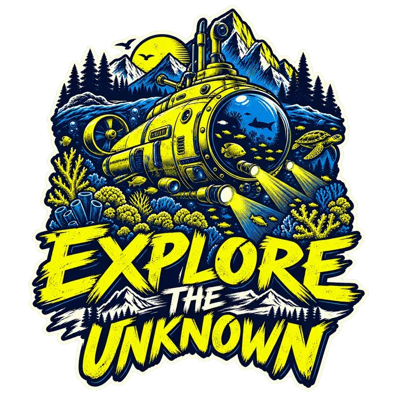 Adventure Sticker Graphic Tshirt Designs