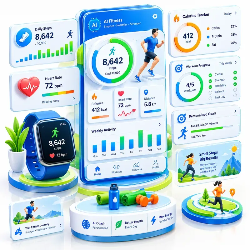 Health Dashboard 4 Design Concepts