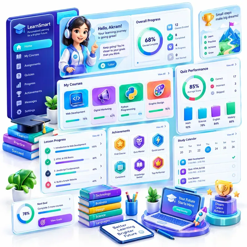 Health Dashboard 4 Design Concepts