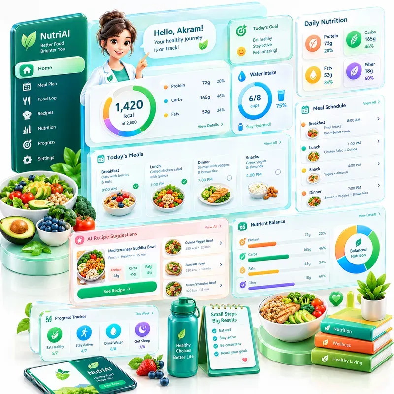 Health Dashboard 4 Design Concepts