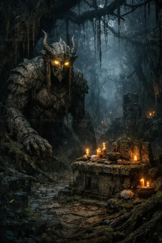 Gothic Dark Forest Generator