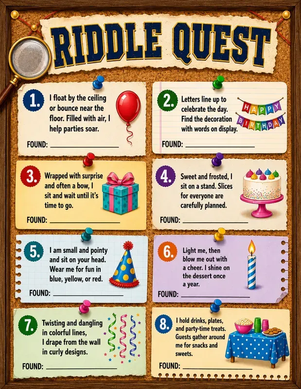 Riddle Quest Scavenger Hunt Generator