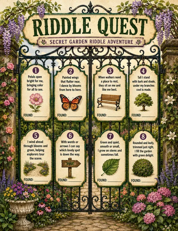Riddle Quest Scavenger Hunt Generator