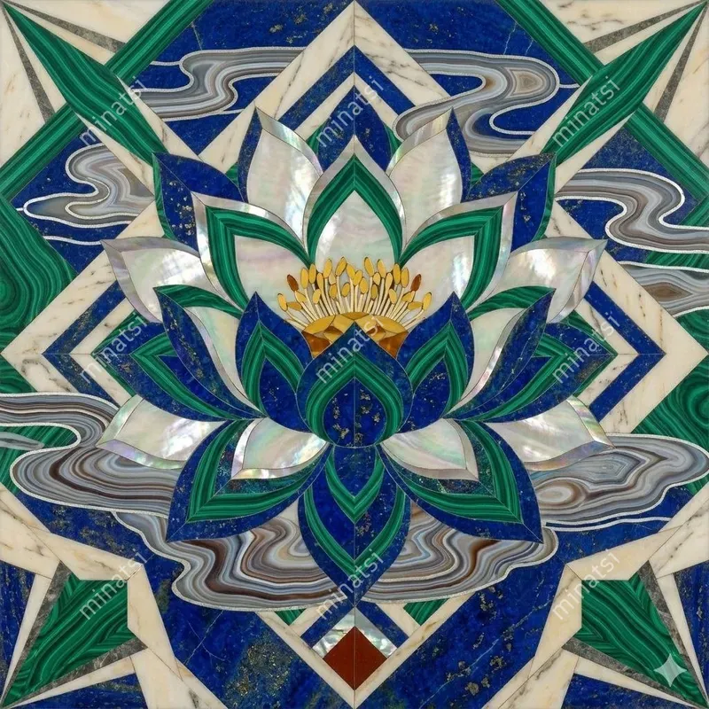 Opus Sectile Luxury Mineral Inlays