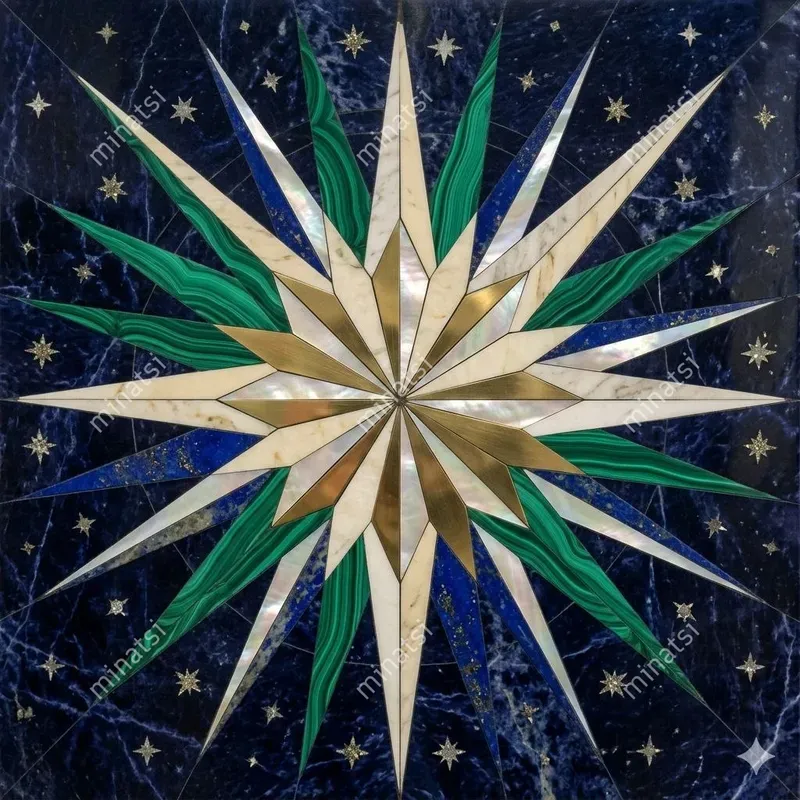Opus Sectile Luxury Mineral Inlays