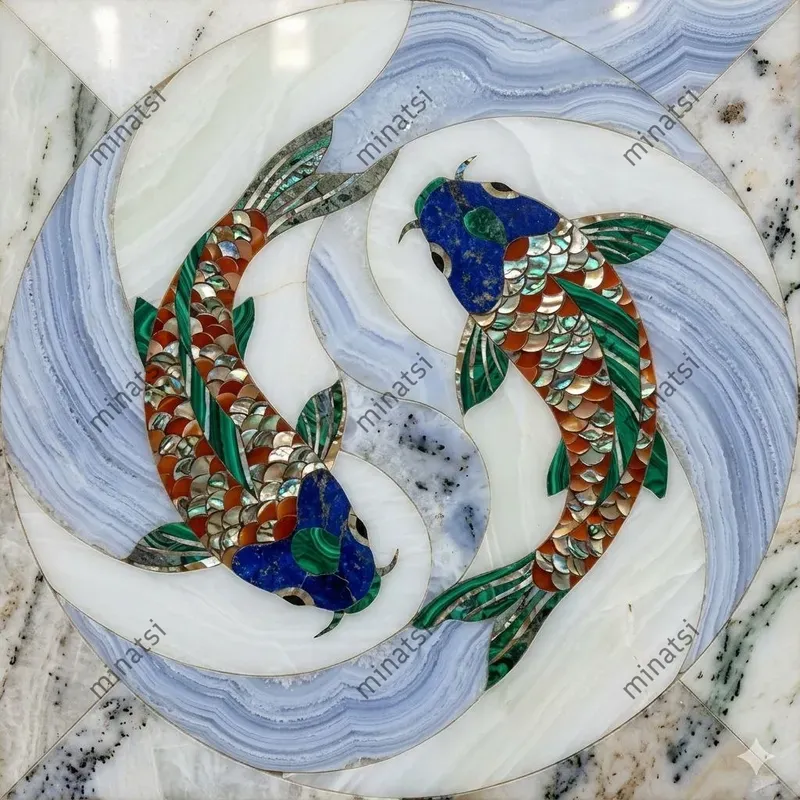 Opus Sectile Luxury Mineral Inlays