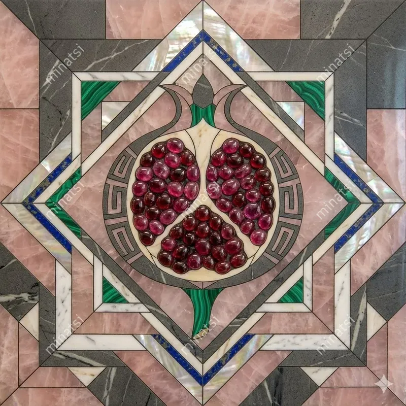 Opus Sectile Luxury Mineral Inlays