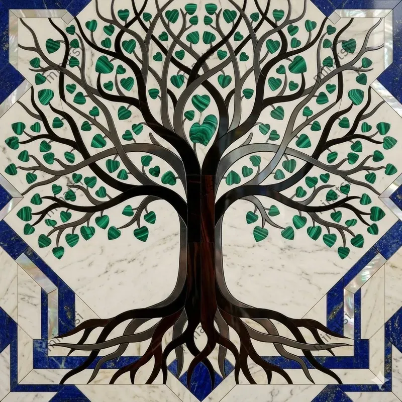 Opus Sectile Luxury Mineral Inlays