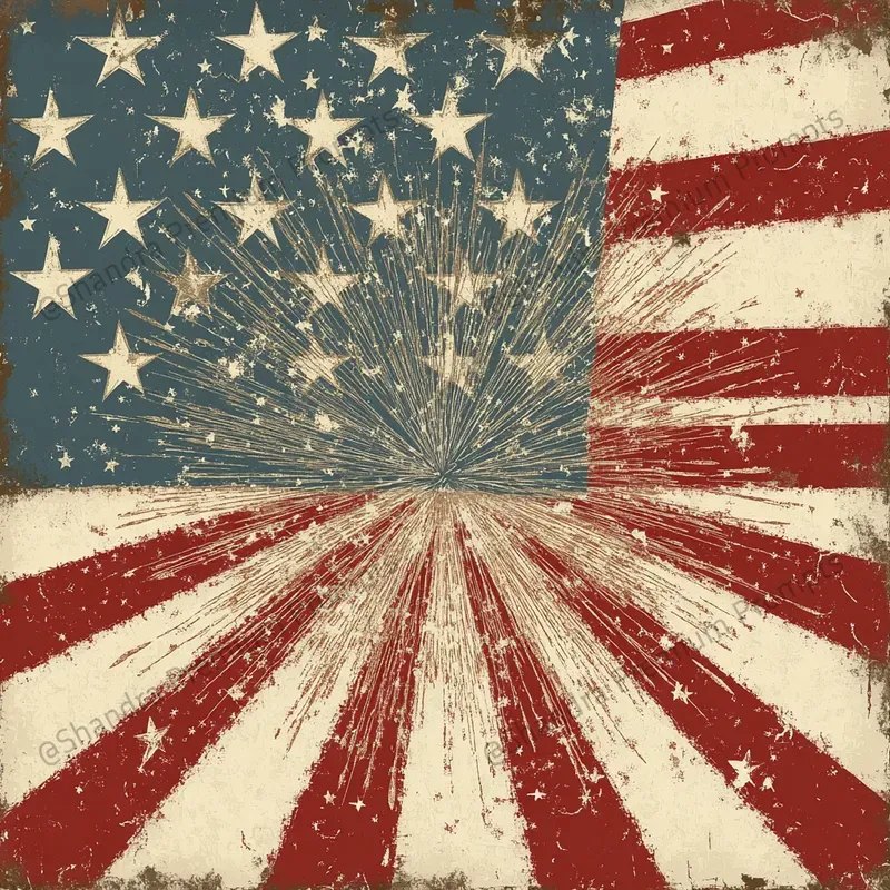 Grunge Patriotic 4th Of July Backgrounds