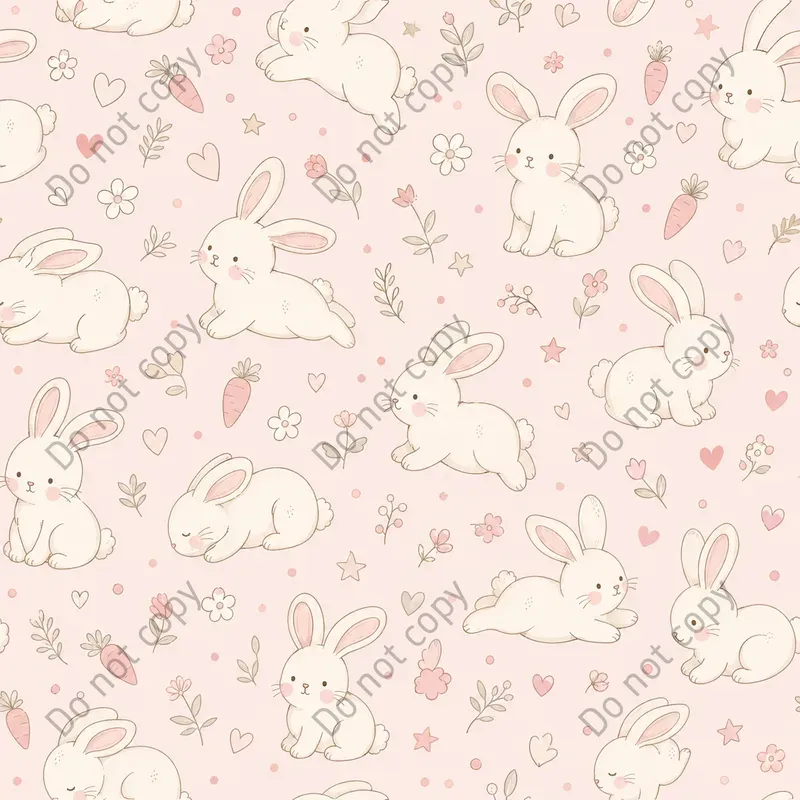 Cute Nursery Seamless Patterns