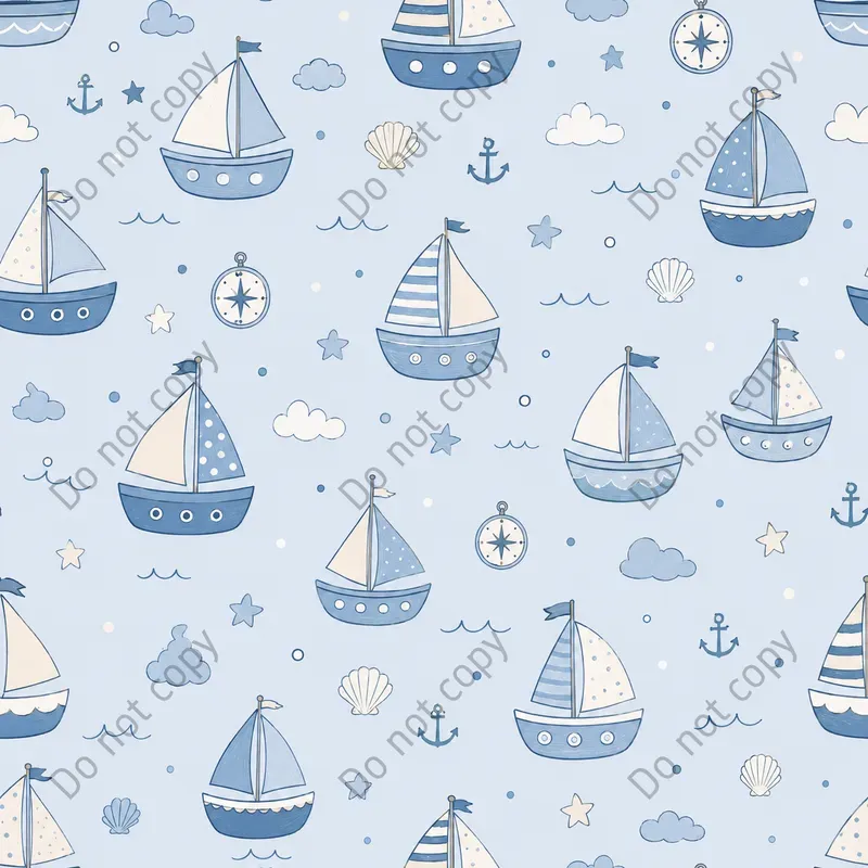 Cute Nursery Seamless Patterns