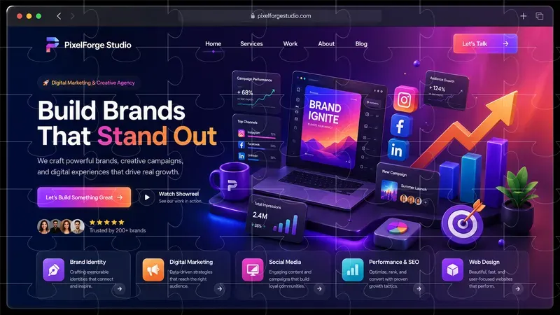 3D Landing Page Generator