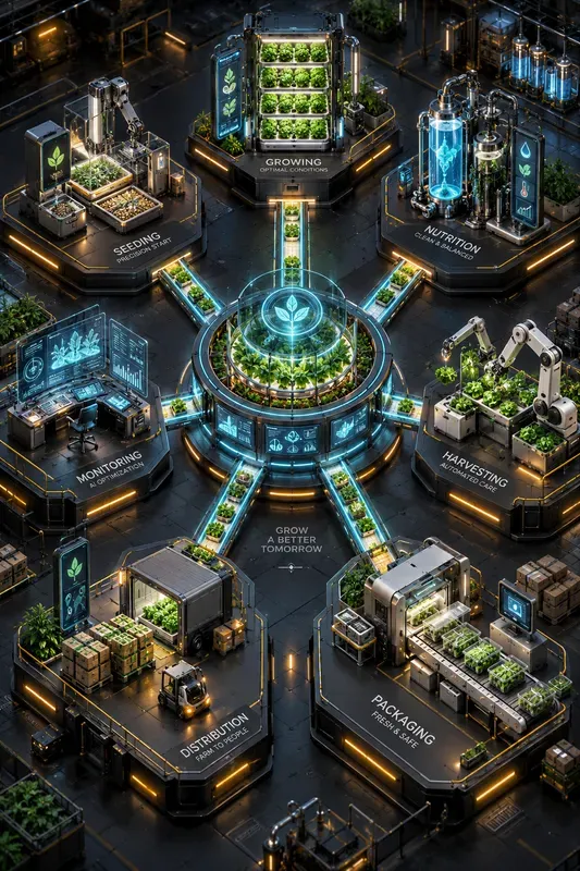 Futuristic 3D Isometric Workflows