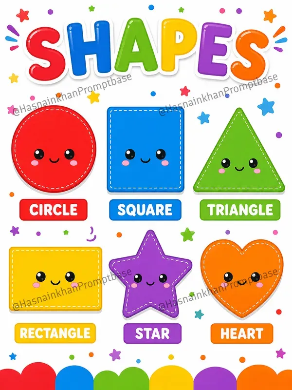 Preschool Educational Learning Posters