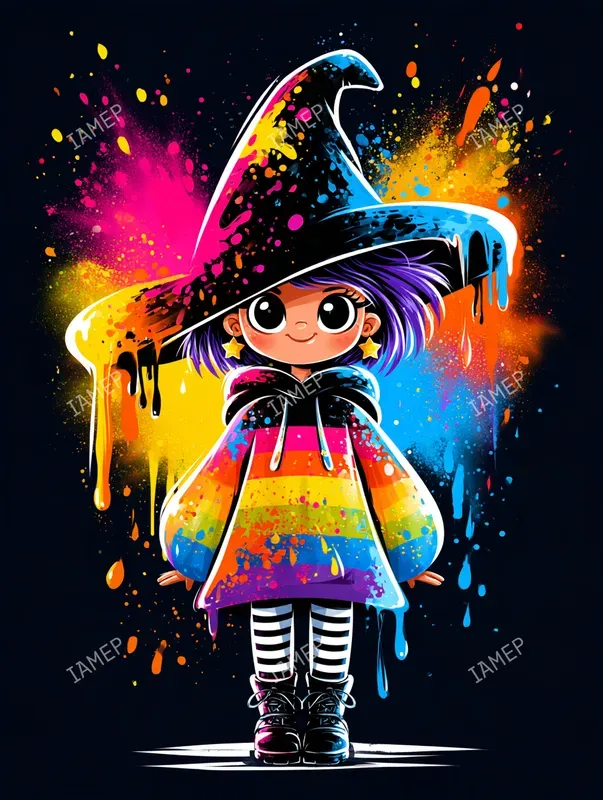 Kawaii Rainbow Graffiti Characters