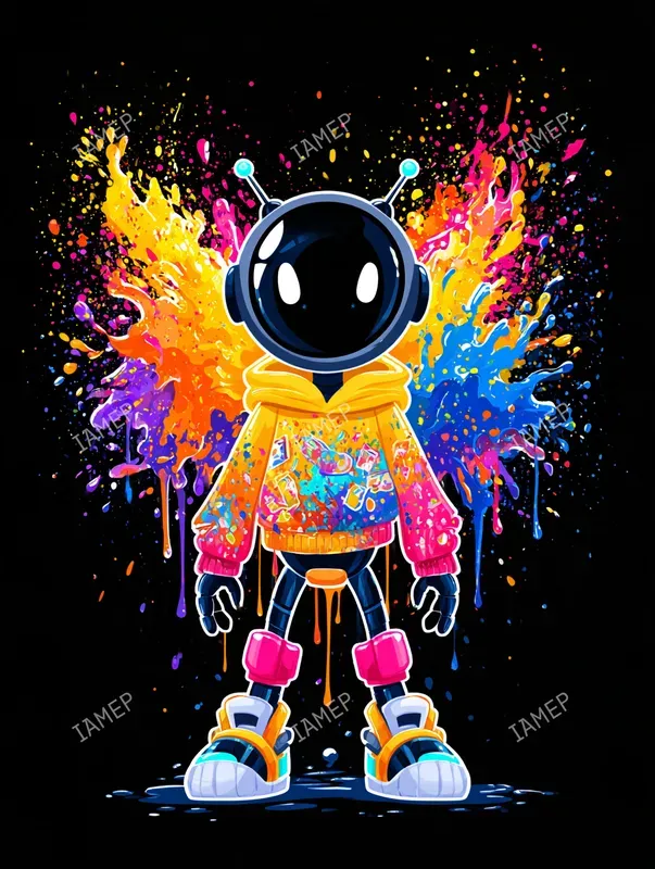 Kawaii Rainbow Graffiti Characters