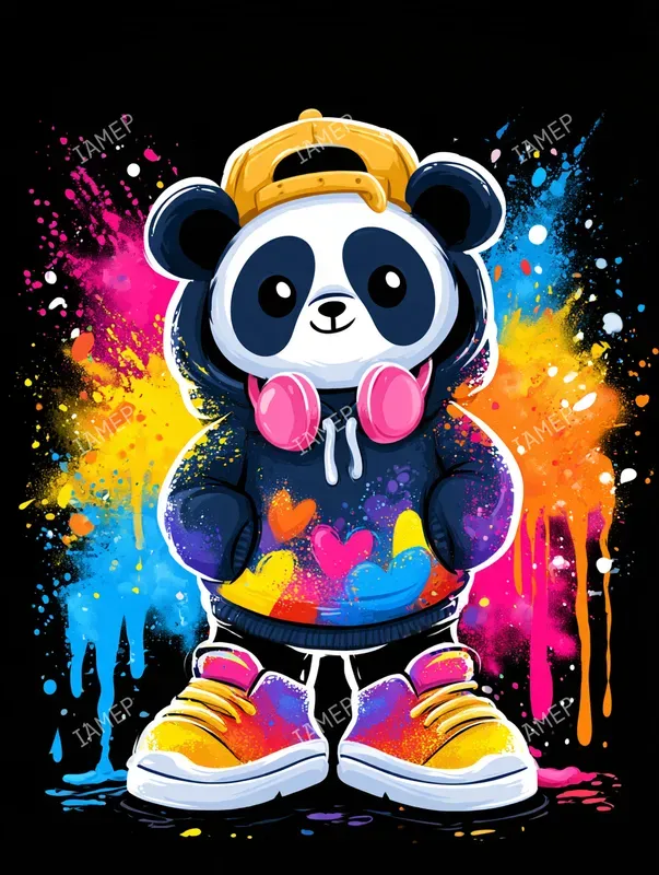 Kawaii Rainbow Graffiti Characters