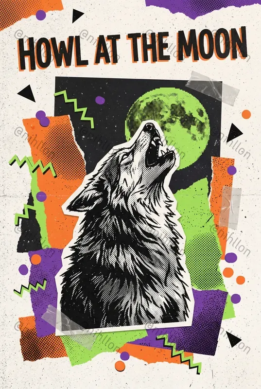 90s Retrogrunge Halloween Posters