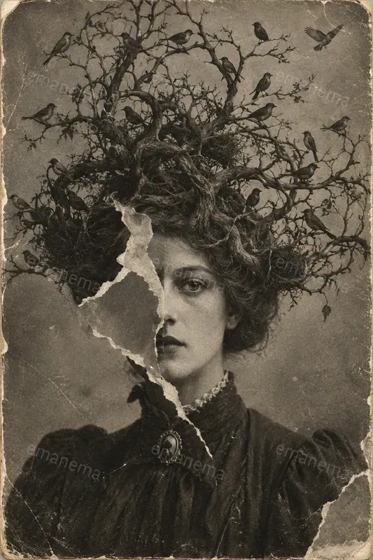 Dadaist Surreal Vintage Photo Collages