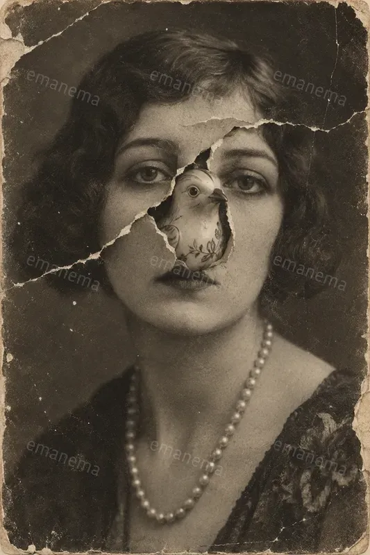 Dadaist Surreal Vintage Photo Collages