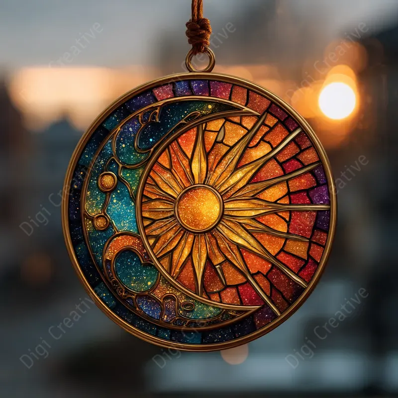 Radiant Glass Light Reflections