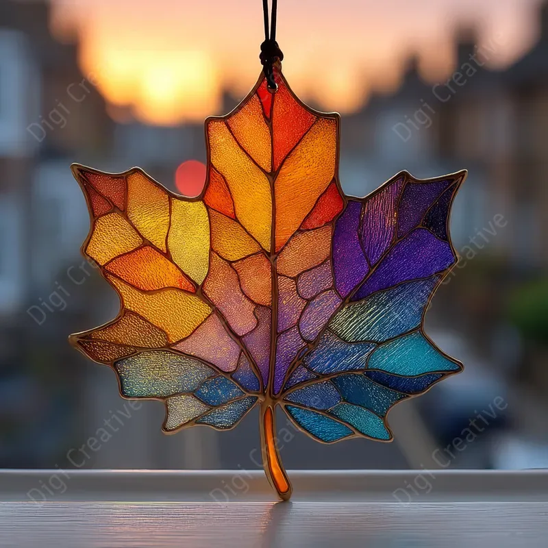 Radiant Glass Light Reflections