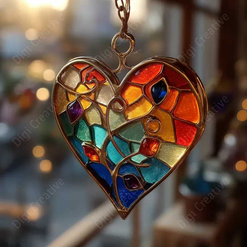 Radiant Glass Light Reflections