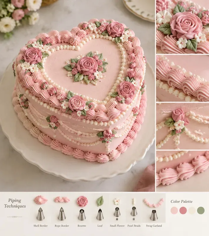 Buttercream Cake Design Decor Ideas