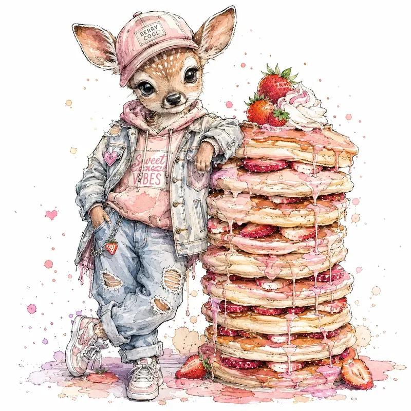 Watercolor Streetwear Pets